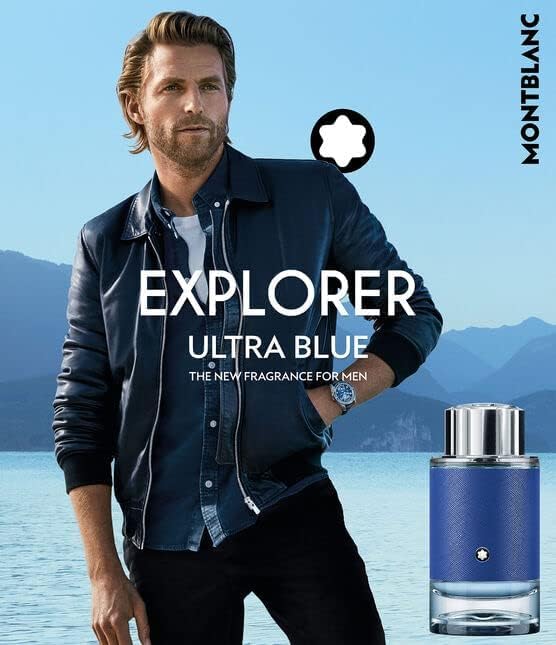 Mont Blanc Explorer Ultra Blue Eau De Parfum Spray for Men 100 ml